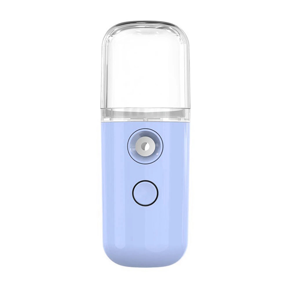 Car Air Humidifier 30ml Mini Nano Facial Sprayer USB Nebulizer Purifier Aromatherapy Essential Oil Diffuser Water Replenishment