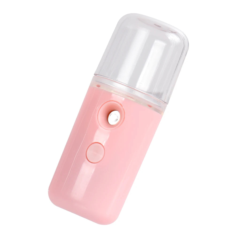 Car Air Humidifier 30ml Mini Nano Facial Sprayer USB Nebulizer Purifier Aromatherapy Essential Oil Diffuser Water Replenishment