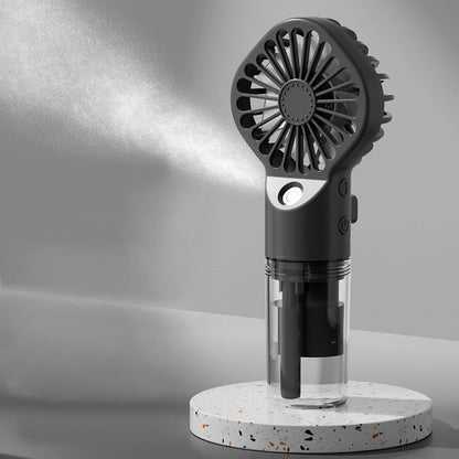 1Pcs Portable Handheld Spray Fan Water Spray Mist Fan Student Dormitory Mini Fan Summer Supplies Cooling Tools Outdoor Small Fan