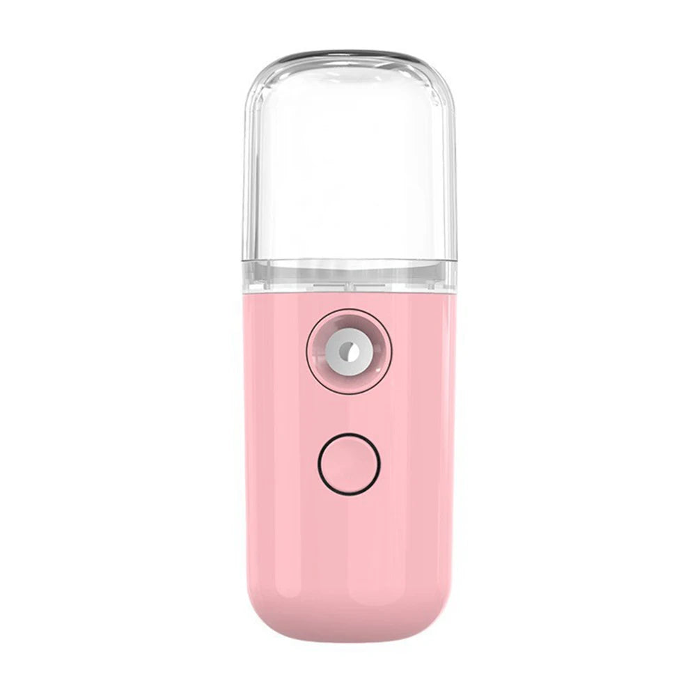 Car Air Humidifier 30ml Mini Nano Facial Sprayer USB Nebulizer Purifier Aromatherapy Essential Oil Diffuser Water Replenishment